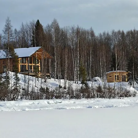 New Modern Log Villa Akasjoensuu